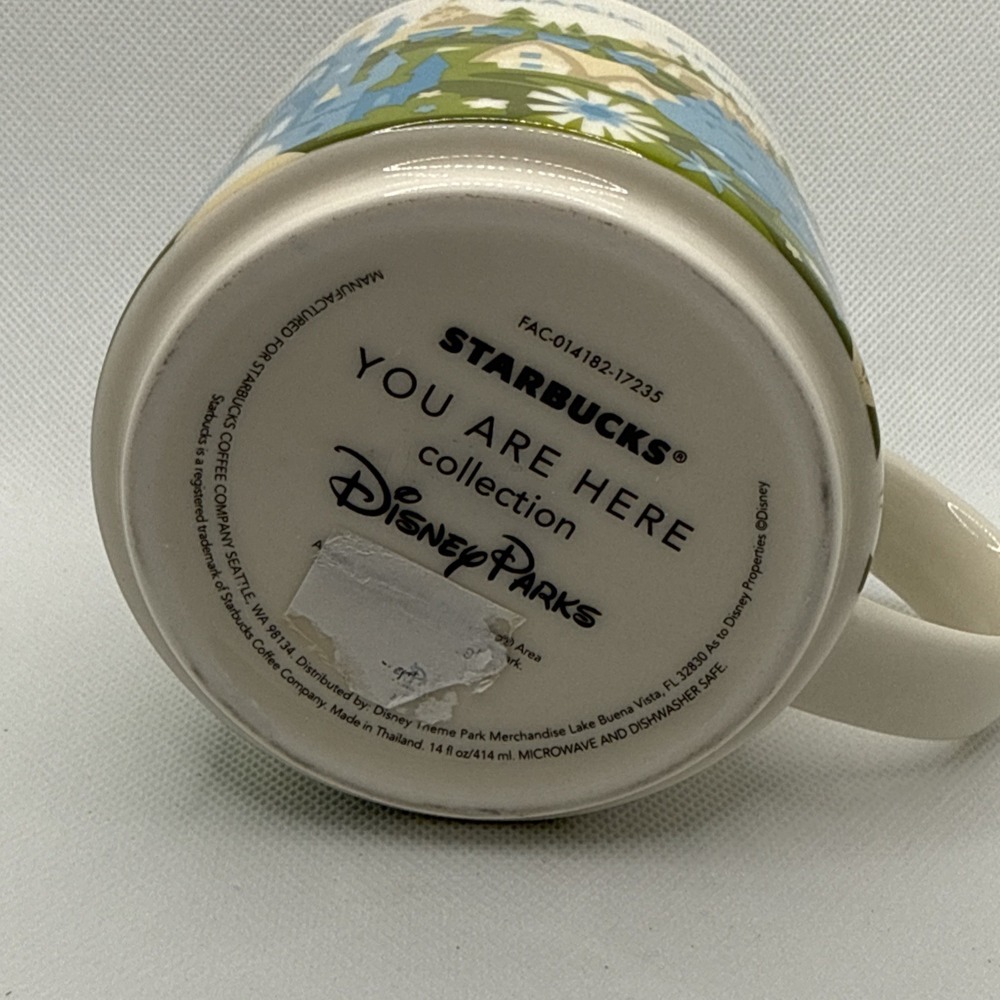 Starbucks Disney Parks Magic Kingdom You Are Here Mug Coffee Tea 3" 14 Fl Oz‎ - Picture 5 of 7
